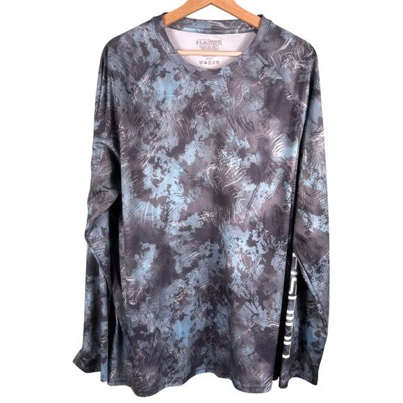 HUK Performance Fabrics Men's Size XL Mossy Oak Camo Pullover Fishing Sweater - Picture 1 of 9